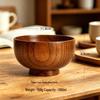 Huabeishi Natural Jujube Wood Dining Bowl