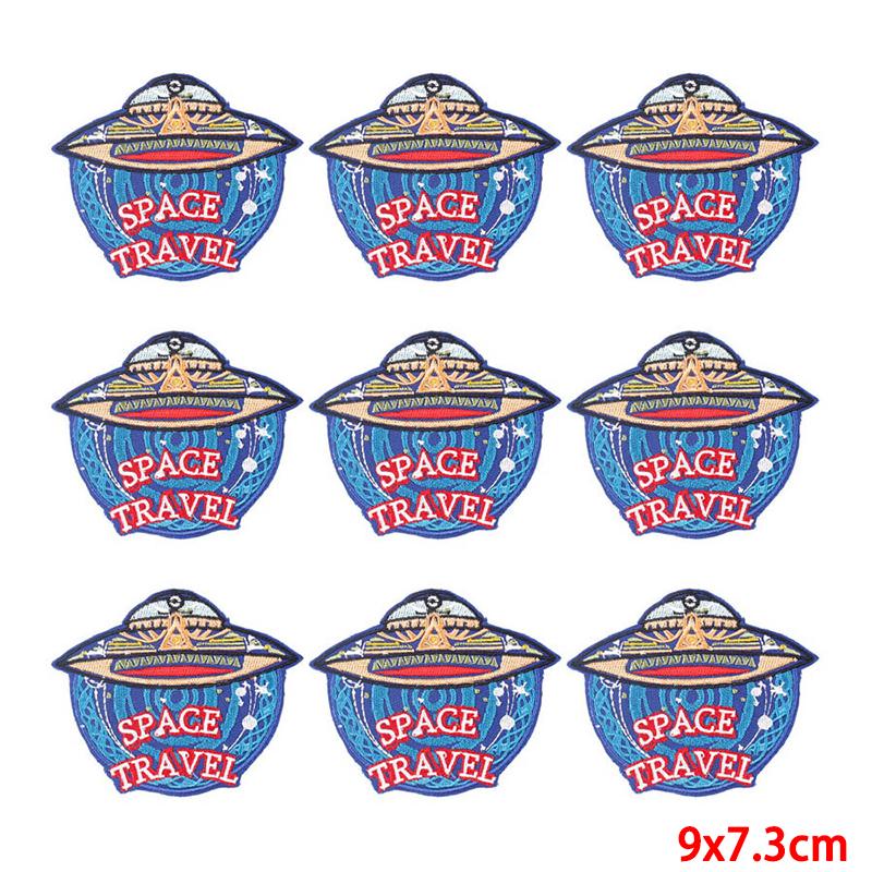 10 Pcs/lot Wholesale Embroidery Patch Iron On Patches For Clothing Patches On Clothes Jackets Decor Applique Sew Supplies