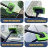Car Window Cleaner Brush Kit  Windshield Cleaning Wash with Long Handle Tool Inside Interior Auto Glass Wiper for Car Accessorie