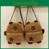 Star Pointed Five Capybara Plush Bag Cartoon Single Shoulder Crossbody Bags