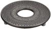 Round Arare Pattern Small Black Nambu Ironware 17001 Diameter 10cm