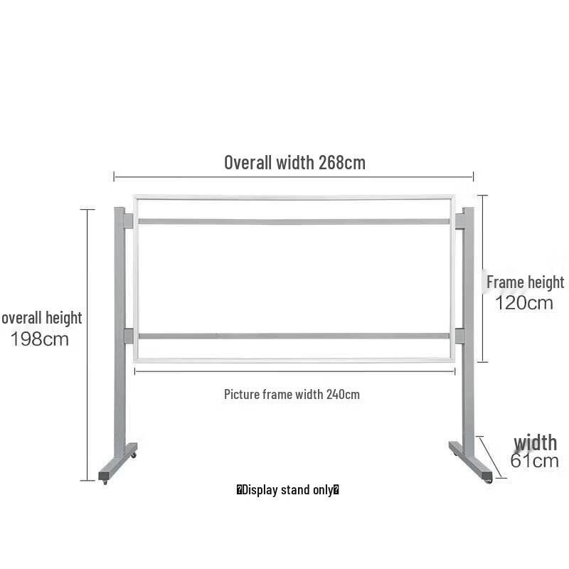 Large Outdoor Movable Double-Sided Display Stand
