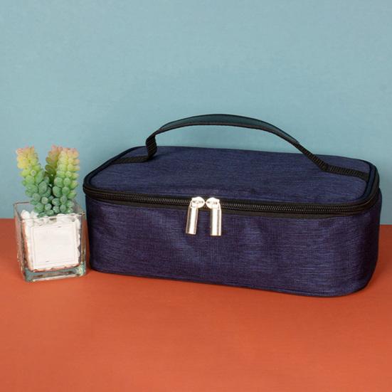 Insulated Lunch Bag for Adults Kids 3.2L Compact Oxford Fabric Thermal Tote Portable Leakproof Food Container Carrier for Office School Picnics