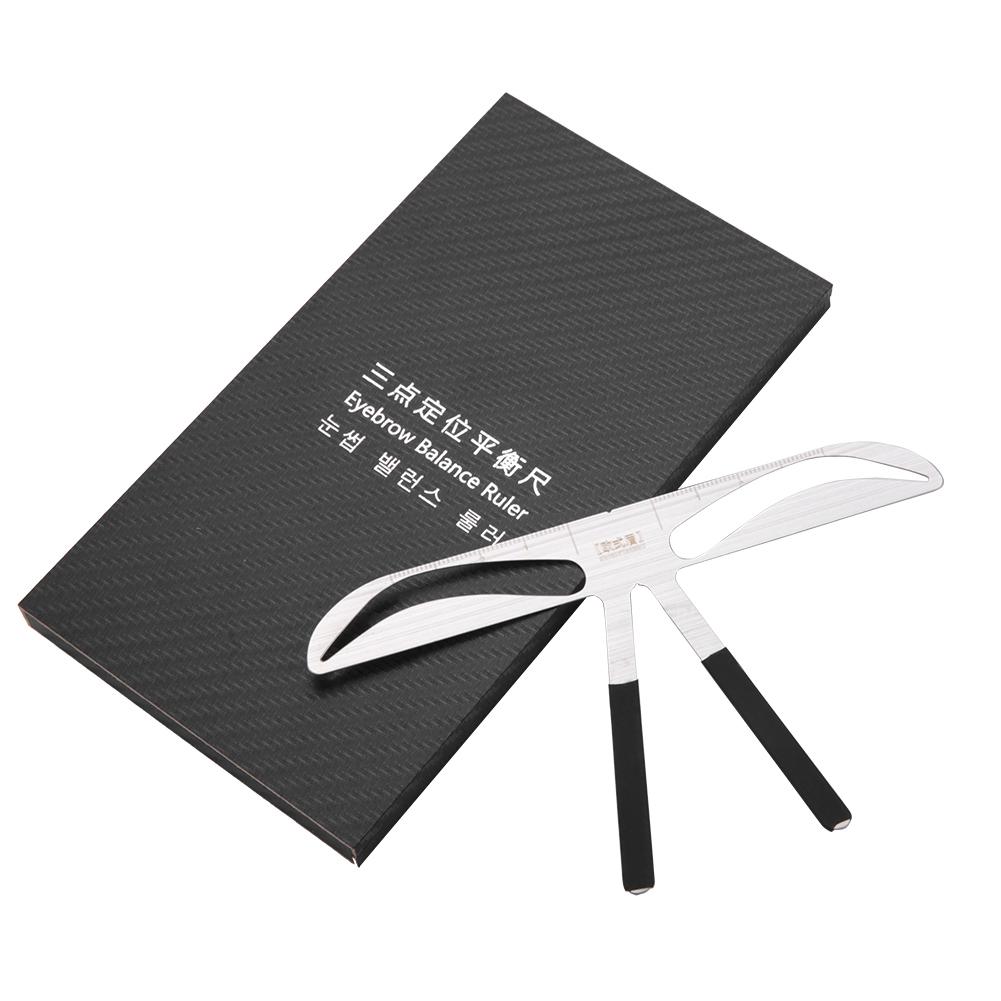 Tattoo Eyebrow Ruler Eyebrow Measure Balance Extension Ruler Shape Stencil 1#
