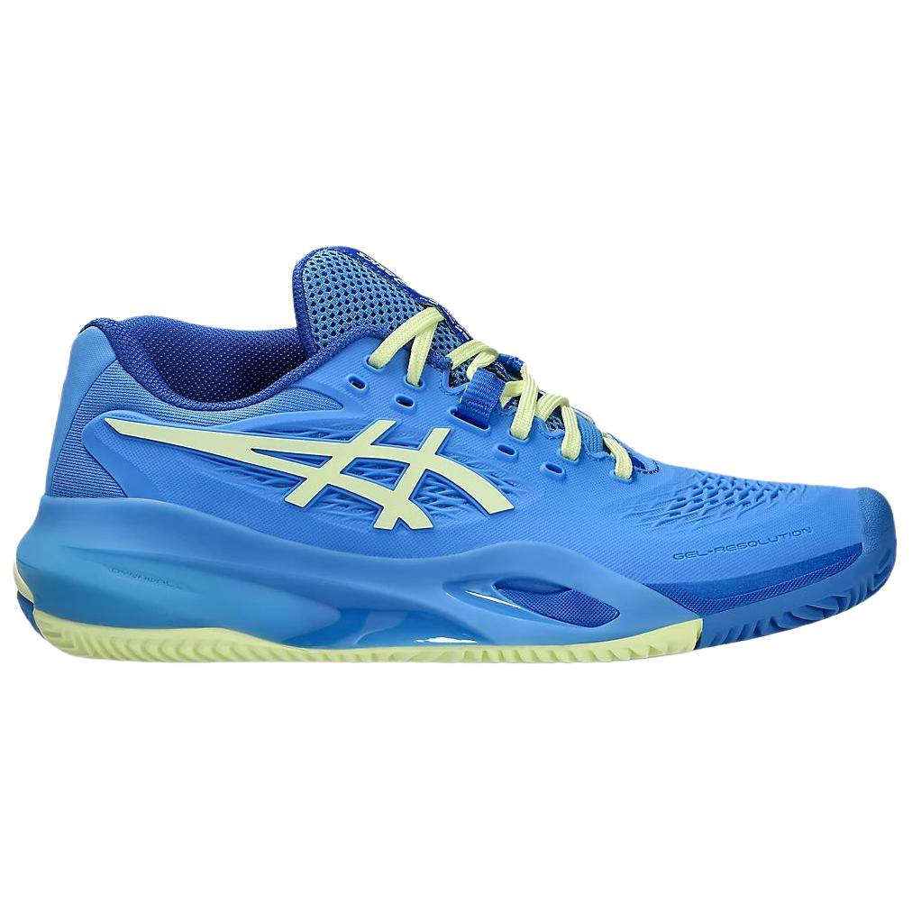 New Asics GEL RESOLUTION 10 Anti Slip Wear Resistant Low Top Tennis Shoes Women's Blue 1042A277-400