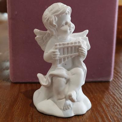 Decoration Photo Props Gypsum Texture Guardian Angel Desktop Figurine Garden Ornaments Cupid Angel Statue Character Sculpture