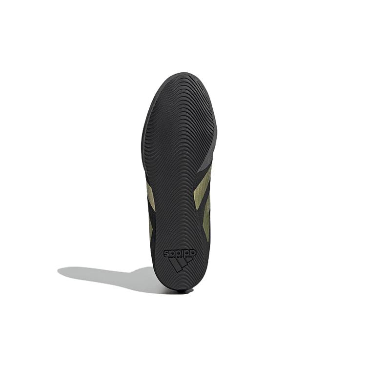 New Adidas Box Hog 4 Core Black Gold Metallic Grey GZ6116