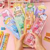 Children's Cartoon Pencil Set: 5-Piece Cute Stationery for Holiday Gifts & Kindergarten Prizes