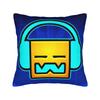 Geometry Dash  Pillow Case  Novelty Pillow Cover Square Graphic Cushion Cover Pillowcases For Sofa Car Home Decor