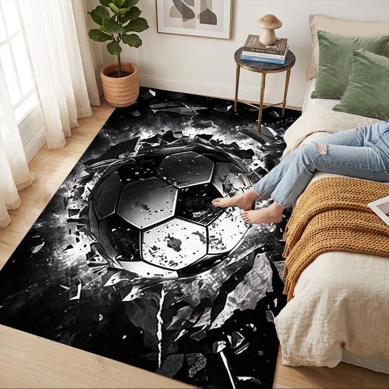 Soccer Impact Living Room Nonslip Area Rug Soft Carpet For Bedroom Game Playroom Sofa Office Home Decor Doormat Christmas Gift C9302812