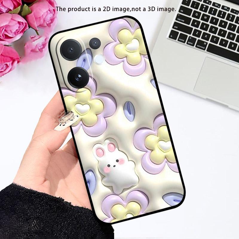 For VIVO T4 Pro T4Pro 5G Case V2510 Fashion Cute Cartoon Soft Silicone TPU Back Cover Coque For VIVO V60 V 60 VIVOV60 Phone Bags