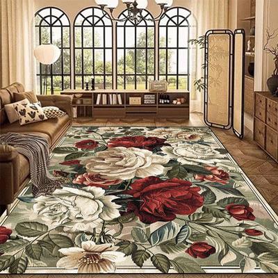 Covor Stil European Mărime Mare Living Covor Lux pentru Decorarea Casei pentru Dormitor Lounge Antiderapant Lavabil Covoraș de Intrare pentru Podea