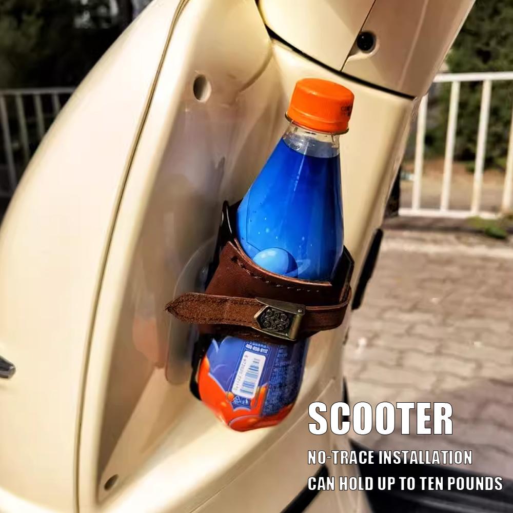 

Bike Water Bottle Cage Taiwan N+1 Brown Leather Aluminum Adjustable MTB Road Bicycle Water Bottle Cage For Cycling