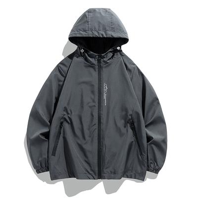 Autumn Mens Hooded Jacket Outdoor Windproof Waterproof Coats Men Techwear Jackets Casual Winter Jacket Men Clothing