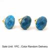 Simple Finger Rings Adjustable Open Rings Trend Ellipse Crystal Rings  for Women