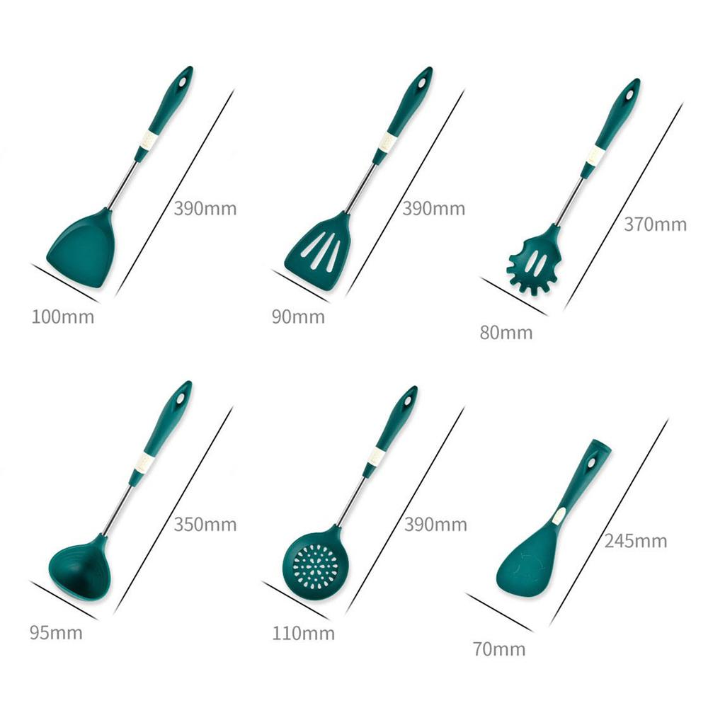 1ks Naběračka na rýži Silikon Kuchyňské doplňky Nářadí Polévka Špagety Rýže Smažená vejce Server Nádobí Kuchyňské nádobí Nádobí na vaření