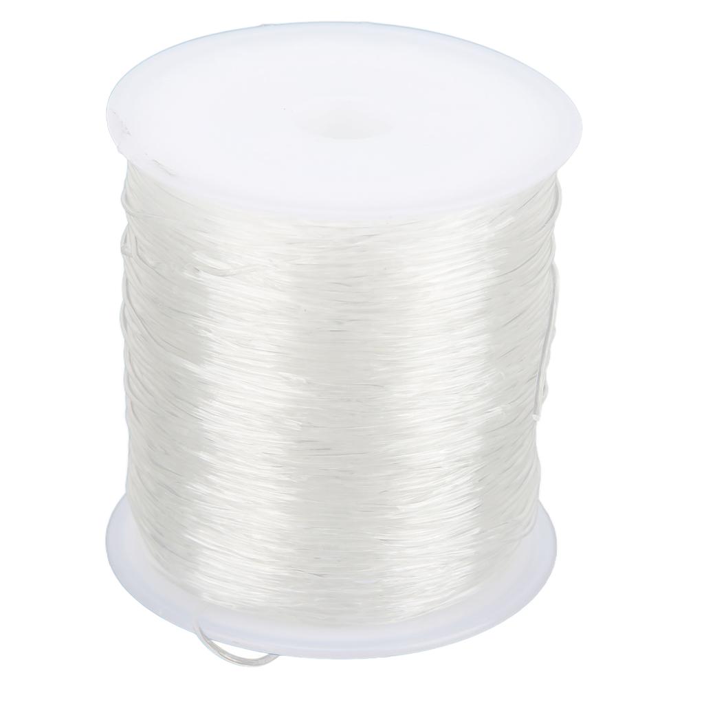 Elastic String 0.8mm Round Transparent Bead Cord for DIY Jewelry Making Bracelets Beading