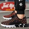 Men Running Sneaker Trainers Lace Up Casual Shoes Light Breathable Flats Male