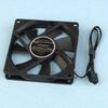 Teucer Ut-8015 8Cm Chassis Fan Slim 15Mm Thinckness 12V/4Pin Pwm Fluid Bearing 1200-3000Rpm Pc Case Cooling Ventilator