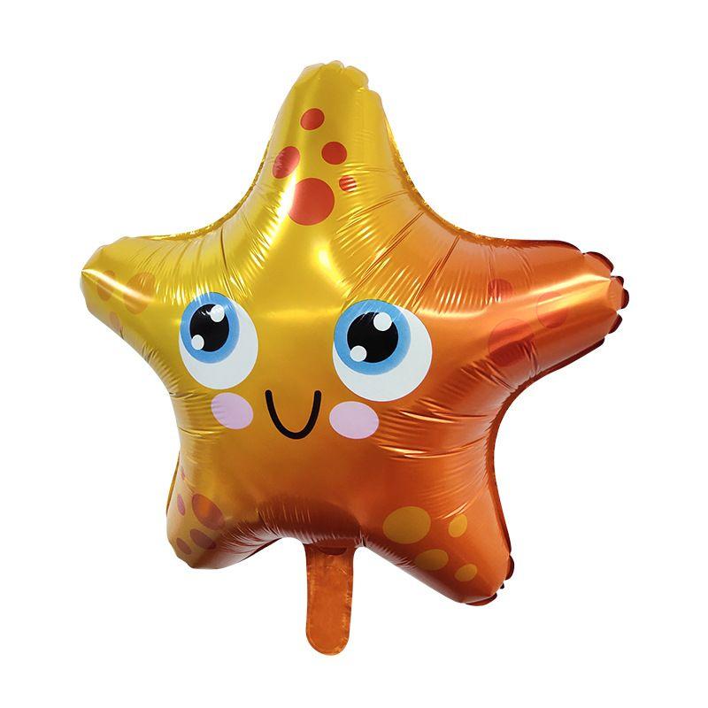 Octopus Animal Underwater World Number Balloon Kit Kids Bath Party Supplies