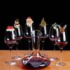 10pc/set Wine Cup Card Christmas Decor Santa Hat Glass Decor Xmas Tree Snowman Home Decoration Decor 2025 New Year Accessories