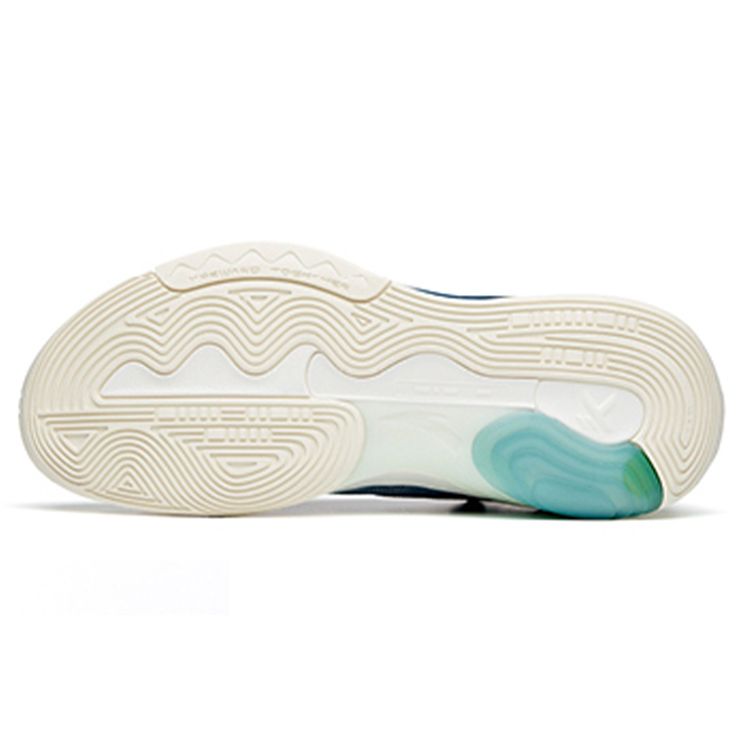Anta Thompson KT6 Low Danqing Shock Absorption Slip Resistant Durable Low Top Basketball Shoes Men sneaker Blue Purple Green 112121102-8