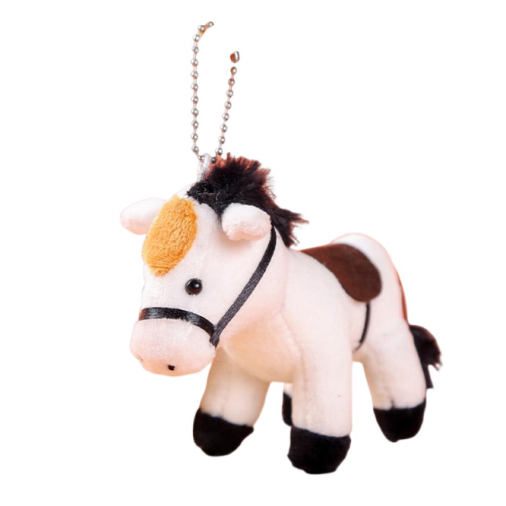 Pendant Stuffed Animal Horse 12cm Plush Horse Cute Bag Charm  Charm