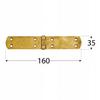 Domax French Hinge 160x35x2.5mm Zinc Gold Case