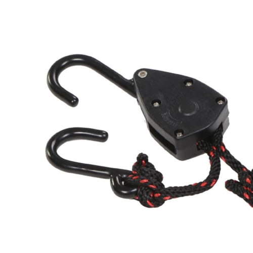 iplusmile Rope Ratchet, Hook Pulley, Loading Strap, Max Load: 68kg, Locking, Heavy-Duty, Adjustable 1/8" Strap, Easy To Use, Fastening, Multi-Purpose,