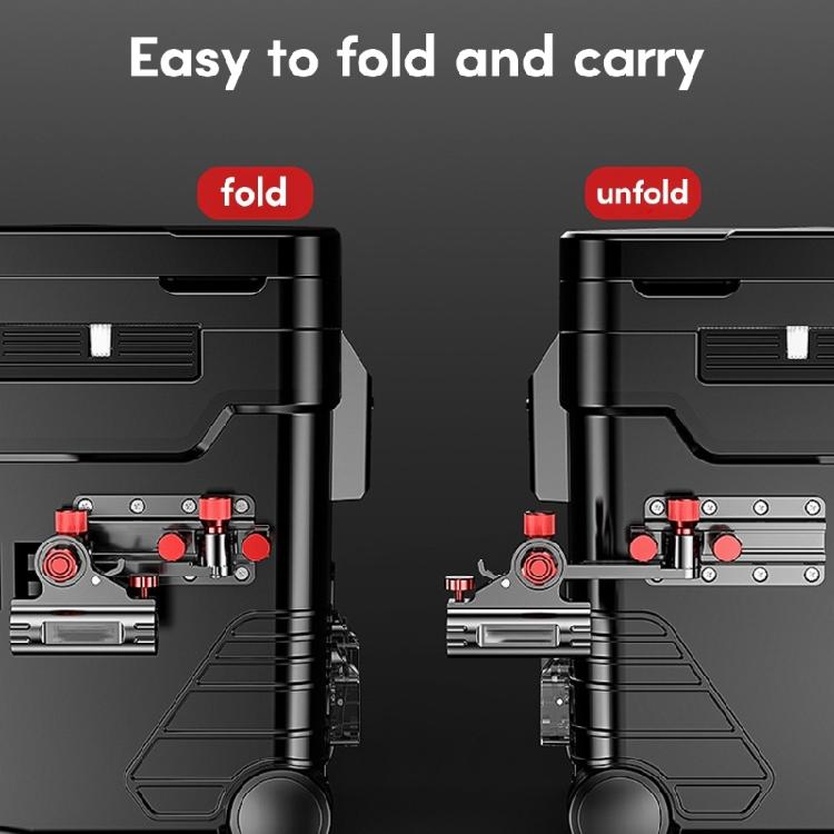 Double Turret Support 360 Degrees Rotating Double Head Rod Corner Frame Tube