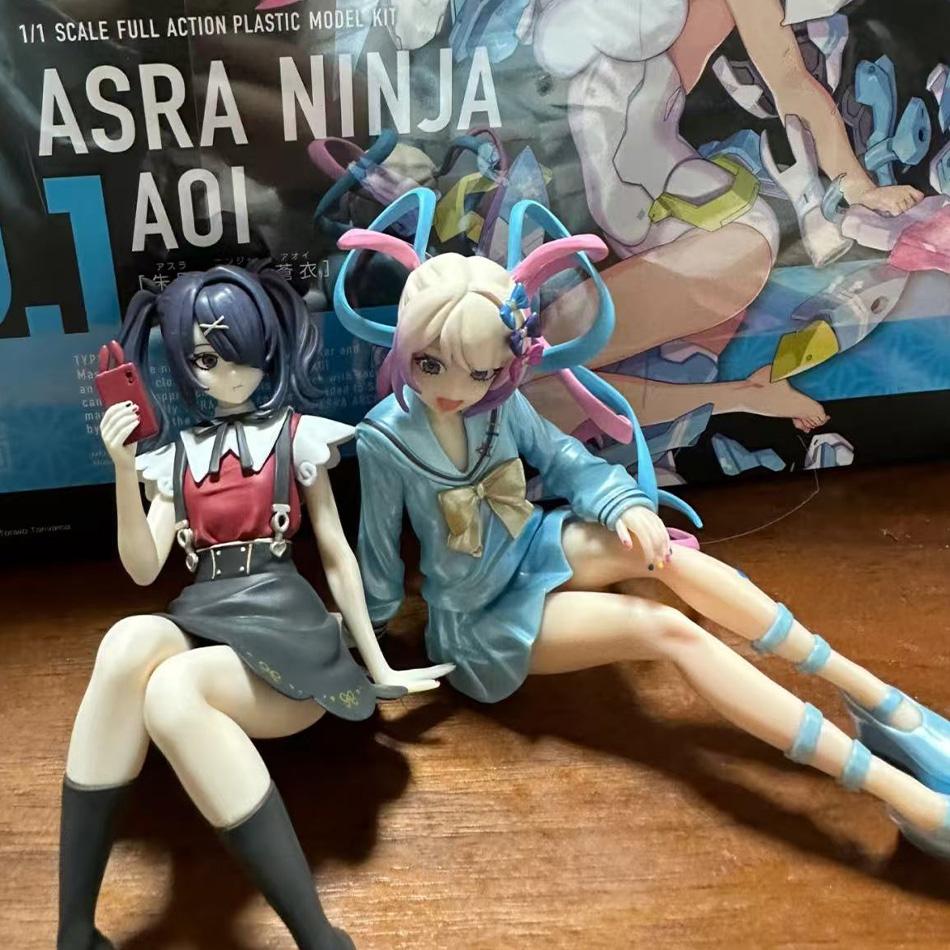 Anime Bedürftiger Streamer Überdosis Chouzetsu Saikawa Tenshi-chan Sitzende Figur PVC Statue Schreibtischdekoration Geschenk