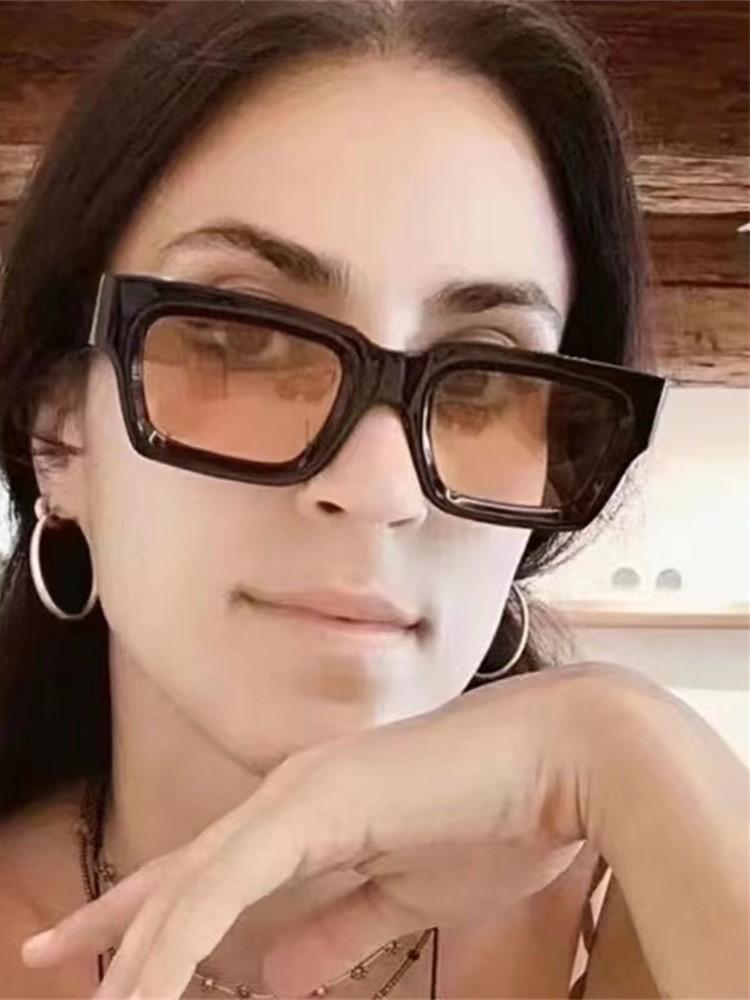 Retro Square Sunglasses Men Vintage Cat Eye Sun Glasses UV400 Protection Punk Rectangle Eyewear Summer Shades Fashion