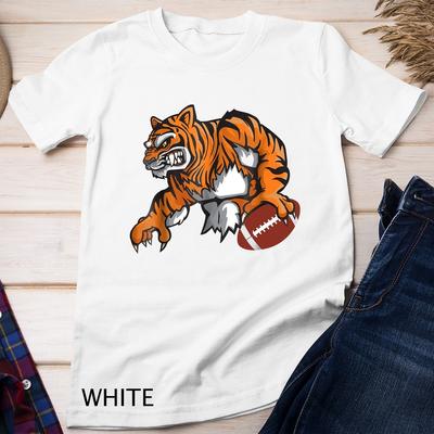 Tiger Football T-Shirt High School College Fan Unisex T-Shirt