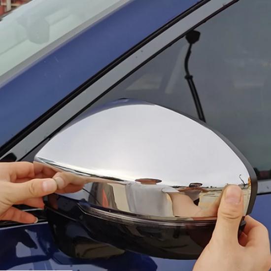 For NISSAN PATHFINDER -2024 ABS Chrome Side Mirrors Rearview Trim Cover