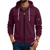 Men's Color Hooded Lightweight Jacket for Fall and Winter