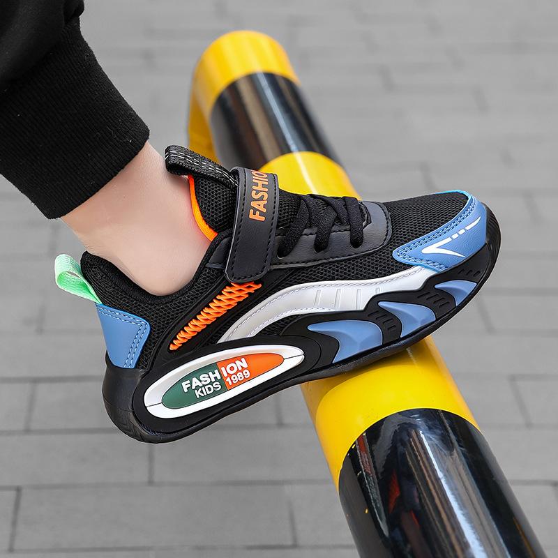 Jungenschuhe 2025 Sommer neu Mittel- und ältere Kinder Mesh Großmaschiges Kinder-Sportschuhe Grundschul-Laufschuhe