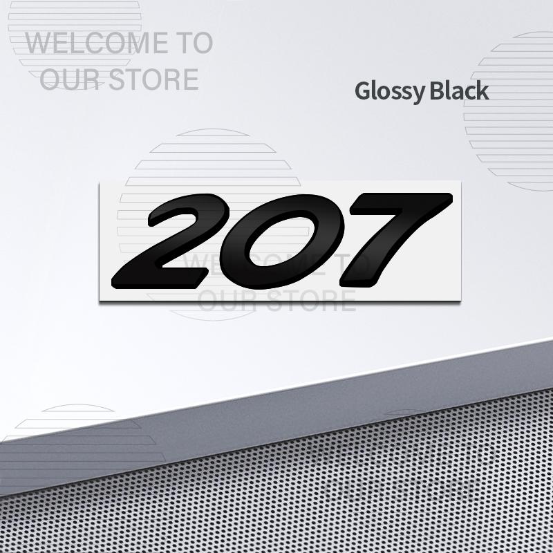 Car Decor Metal For p333 206 207 208 407 107 508 106 301 307 308 405 408 Emblem 3D Sticker Accessories Tail Rear Trunk Decals 333p