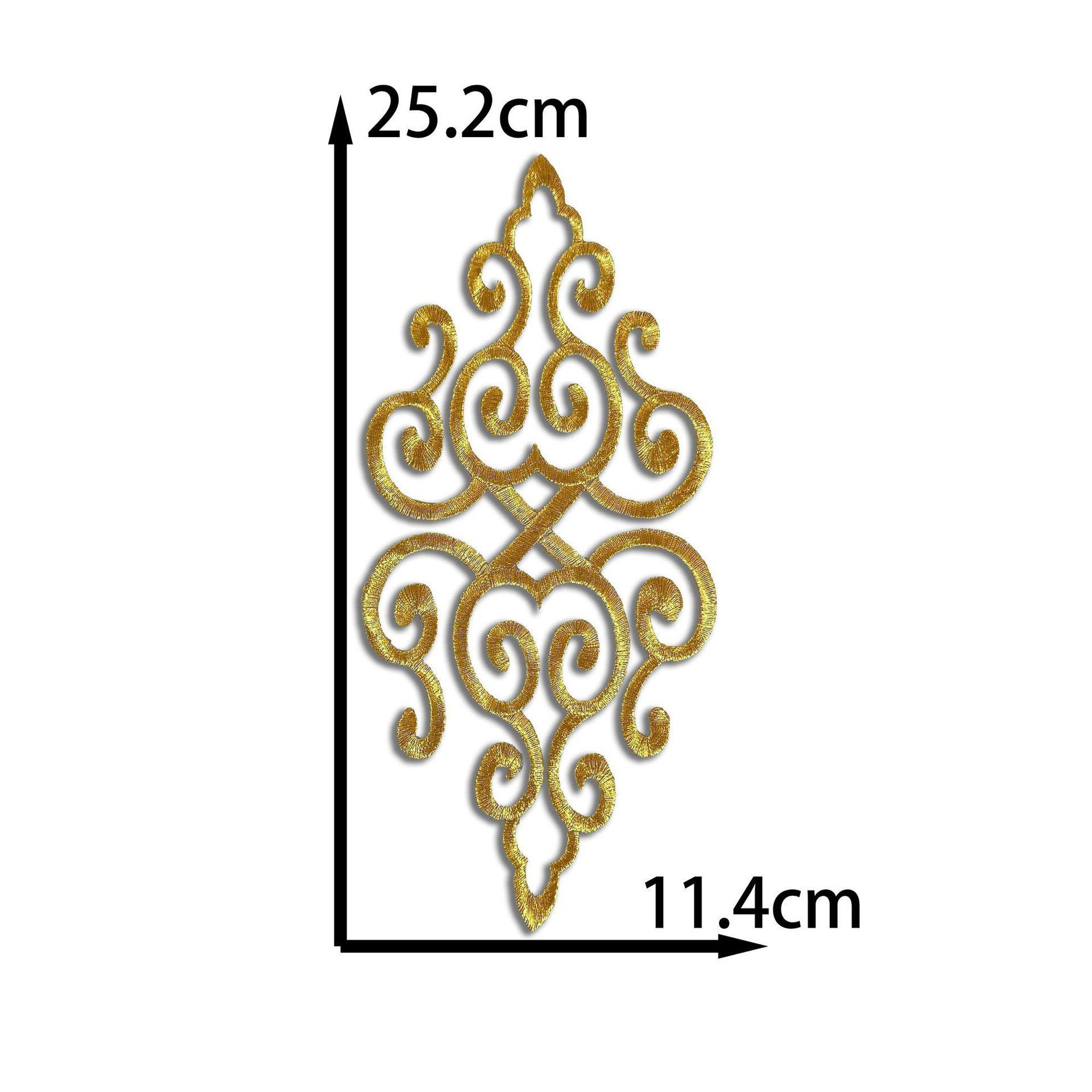 

Вышивка с узором жимолости, клейкая наклейка на ткань, аксессуары для танцевальной одежды, сделай сам, ручная глажка, наклейки для старинной одежды, аксессуары