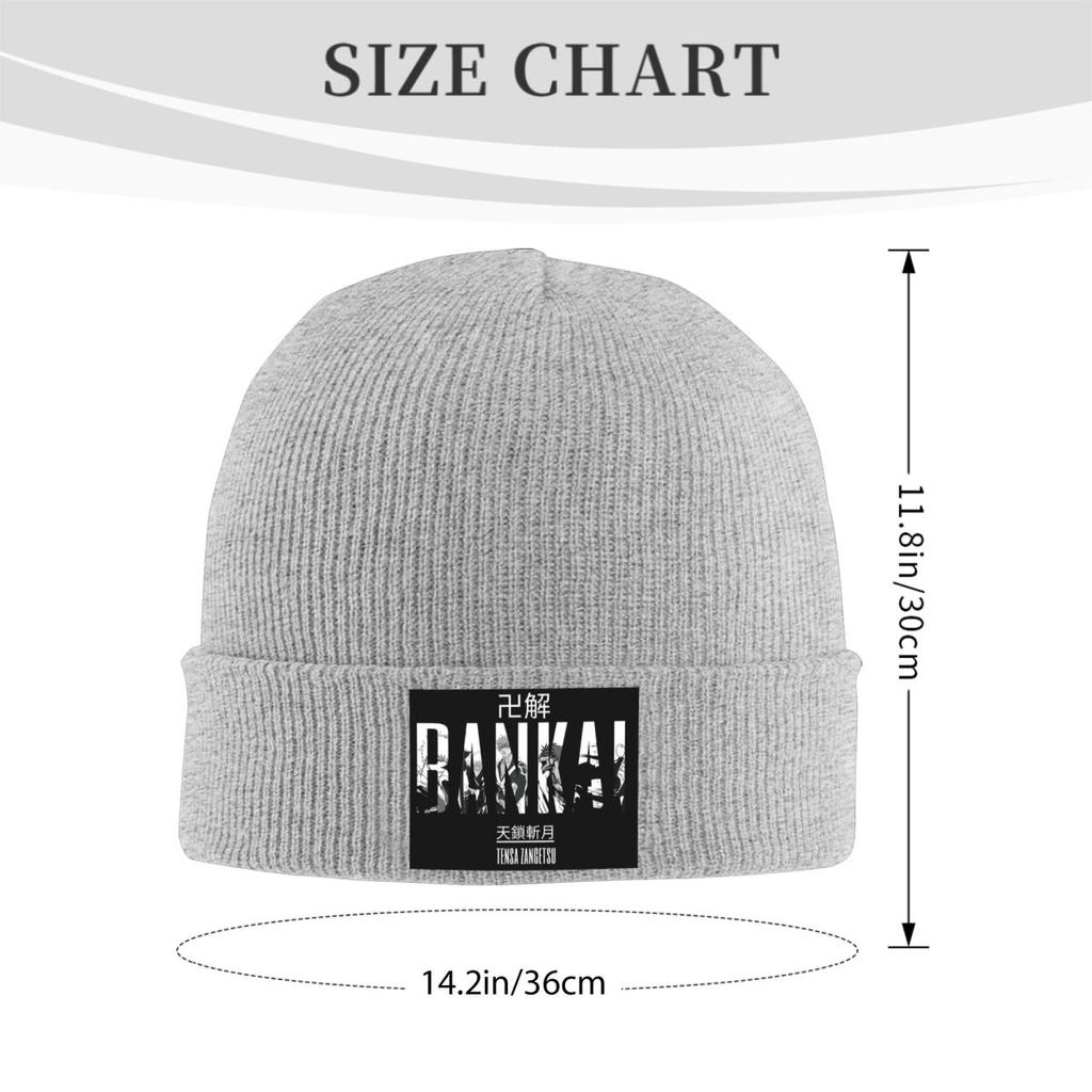 Bleach Manga Kurosaki Warm Knitted Cap Winter Knit Bonnet Hat Skullies Beanies Hip Hop Caps for Unisex
