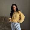 Womens Casual Solid Knit Cardigan Loose Lazy Style Long Sleeve Sweater