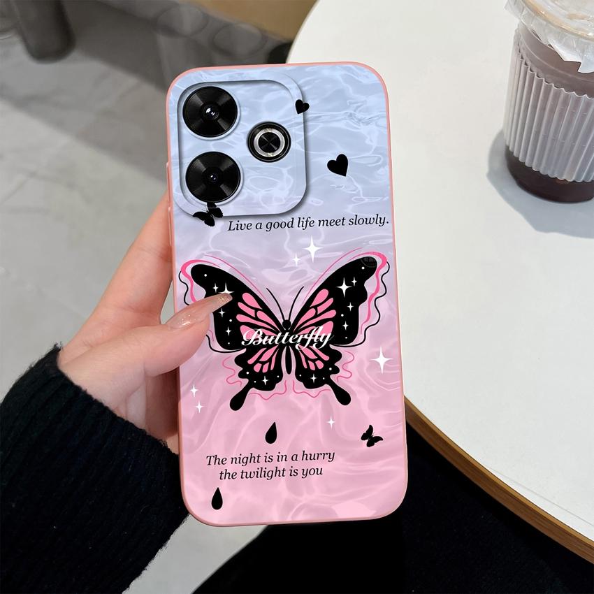 Soft Case For Redmi 13 13C 13X 13R Little Cute Flowers Scratch Resistance Advanced Phone Back Cover For Redmi13 Protective Funda