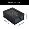 Push Pull Tarots Card Storage Box Wood Tarots Card Storage Case Portable Card Container Astrology Trinkets Box Enduring