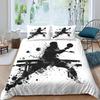 Tennis Player Duvet Cover Set,Ball Sports Games Themed Bedding Set,Sporting Equipment Quilt Cover For Kids Boys Teens Room Decor