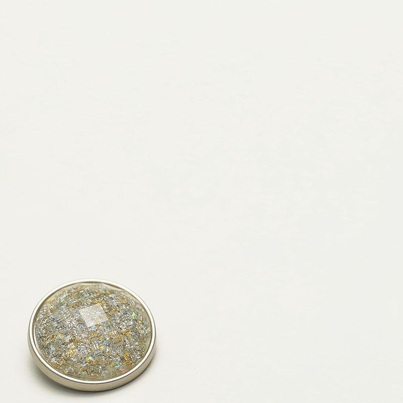Xiaoxiang Celebrity Style Metal Buttons Versatile Tweed Jacket Double-Sided Nylon Fur Large Clothes Buttons