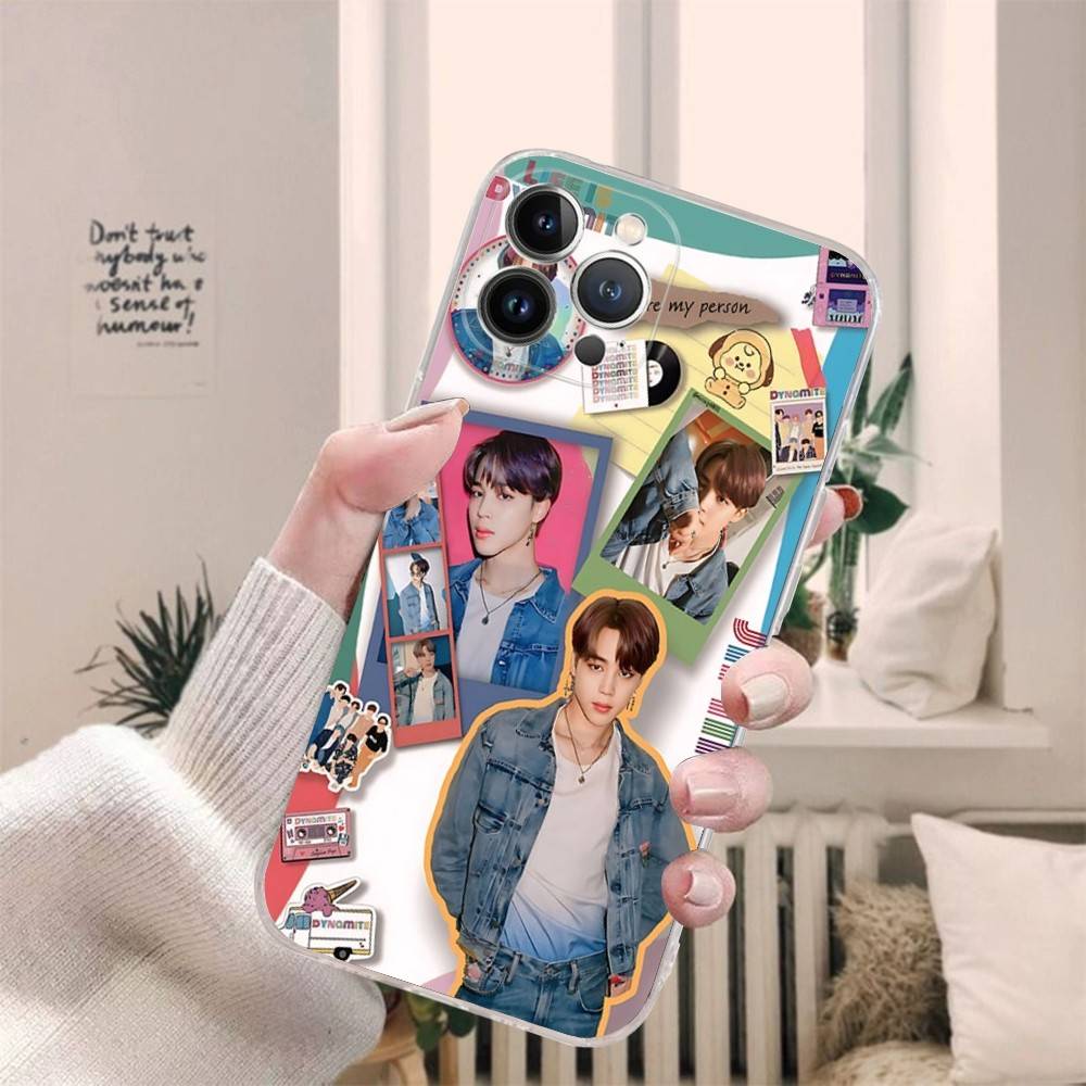 Singer J-Jimin Kpop MUSE For IPhone 17 16 15 14 13 12 Mini 11 Pro Max Transparent Case