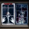 Halloween 2-pack Door And Window Curtain Background Hanging Cloth Horror Ghosts Outdoor Decoration Scene Hanging Cloth