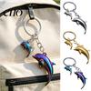 Animal Keychain Pendant Zinc Alloy Dolphin Design Key Chain Easy To Hang Electroplated Metal Ring Backpack Car Accessory Oxidation Resistant