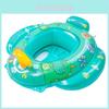 Inflatable Baby Swim Ring Water Gun Boat Eco-friendly Pvc Cartoon Pattern Swim Ring For Toddlers 85 Inflatable Bottom Green