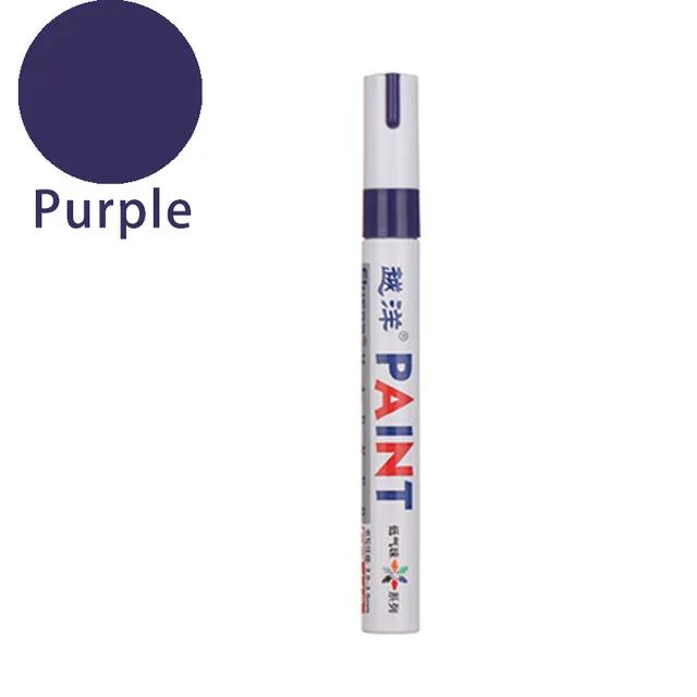 12 Color White Waterproof Rubber Permanent Paint Marker Pen Car Tyre Tread Environmental Tire Painting