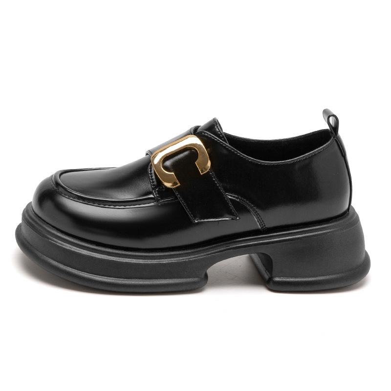 Augustine loafers women's 2025 new summer Internet celebrity Korean version Mary Jane single shoes Japanese jk small leather shoes